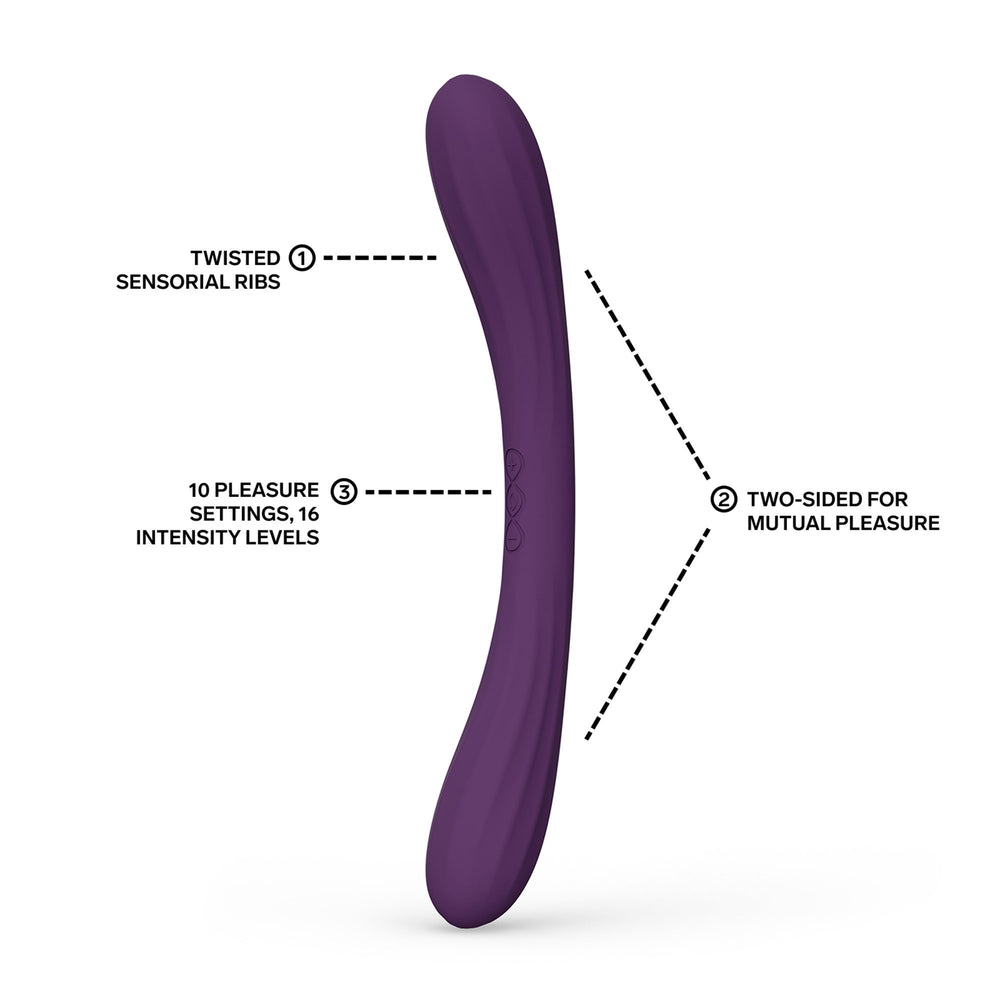 17: LELO – BOOMERANG™ – Doppelseitiger Vibrator – Lila