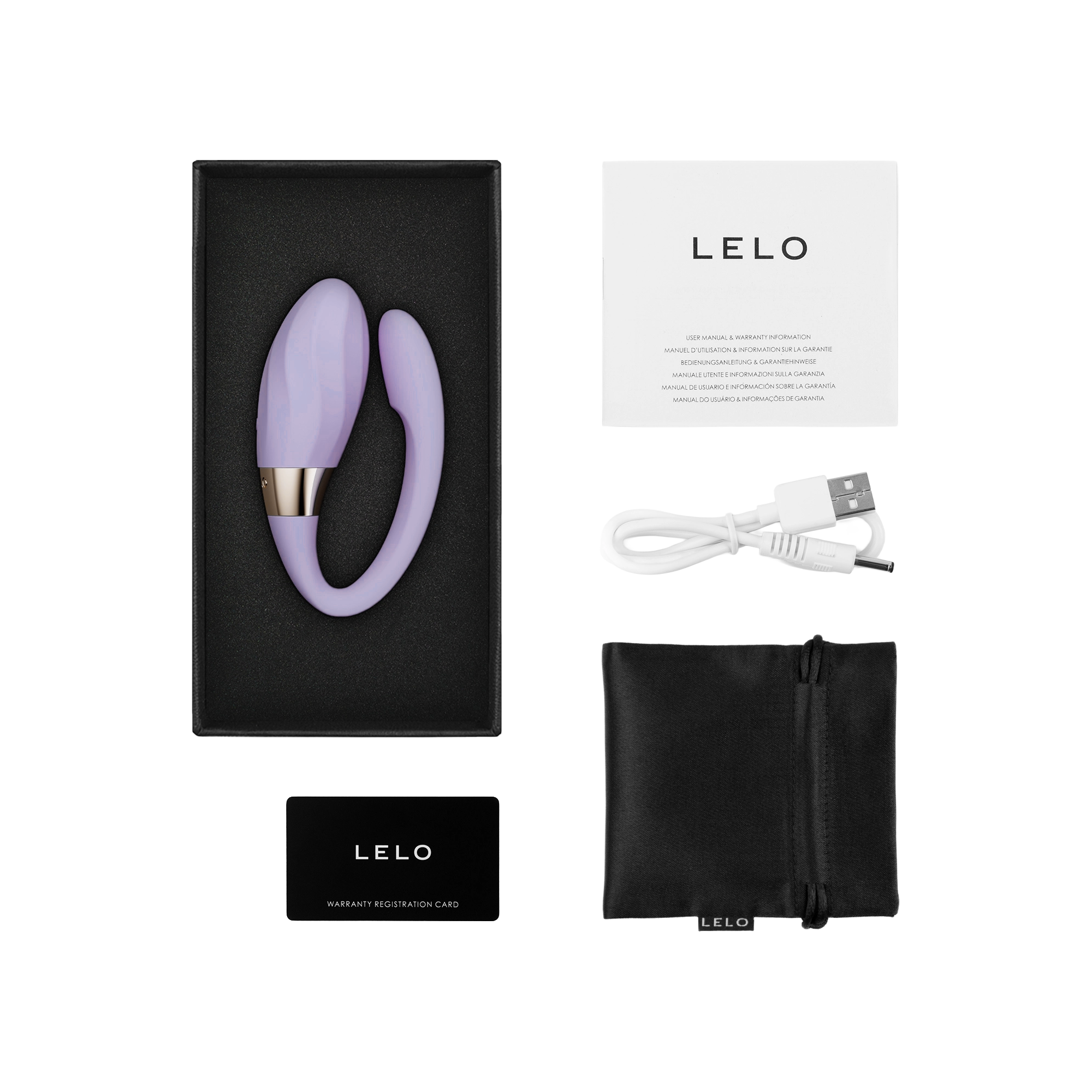 9: LELO – TIANI™ Twist – Massagestab für Paare mit doppelter Wirkung – Lavendel