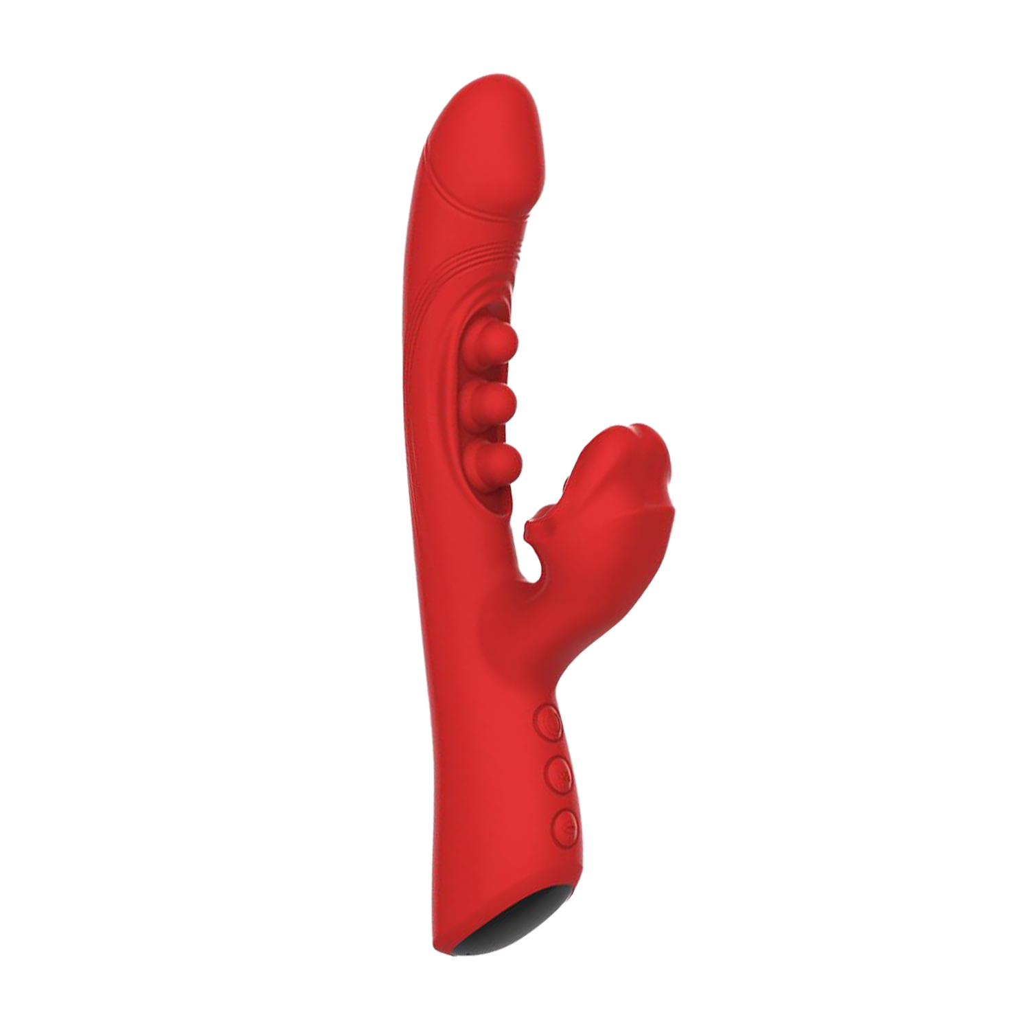 2: IY – Trixy – Mundvibrator mit dreifacher Klopffunktion und App-Steuerung – Rot