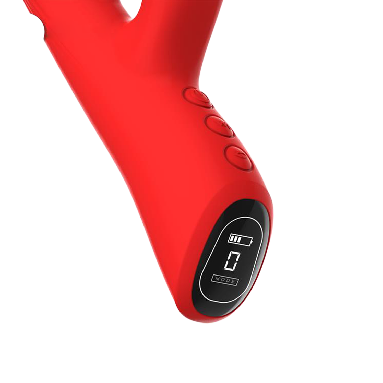 IY – Trixy – Mundvibrator mit dreifacher Klopffunktion und App-Steuerung – Rot