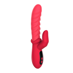 IY – Tingly – Vibrator mit Schwingfunktion und Fingeraufsatz, per App steuerbar – Rot