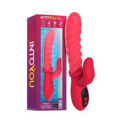 IY – Tingly – Vibrator mit Schwingfunktion und Fingeraufsatz, per App steuerbar – Rot