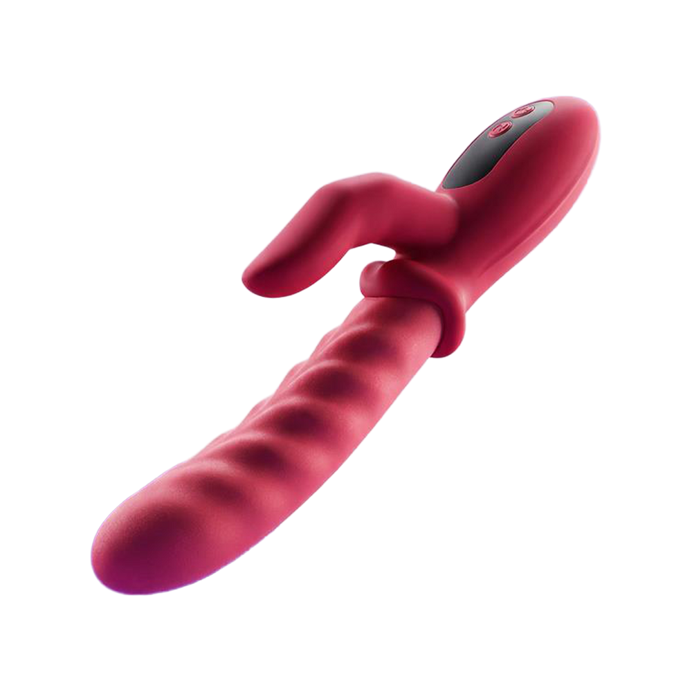 6: IY – Tingly – Vibrator mit Schwingfunktion und Fingeraufsatz, per App steuerbar – Rot