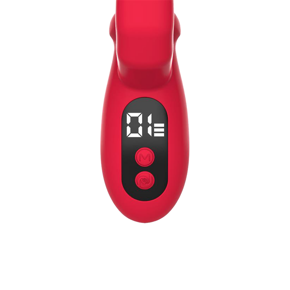 IY – Tingly – Vibrator mit Schwingfunktion und Fingeraufsatz, per App steuerbar – Rot