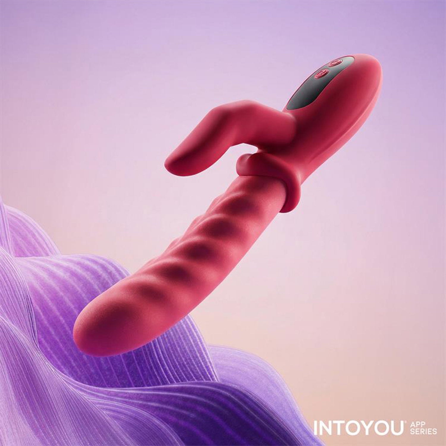 IY – Tingly – Vibrator mit Schwingfunktion und Fingeraufsatz, per App steuerbar – Rot