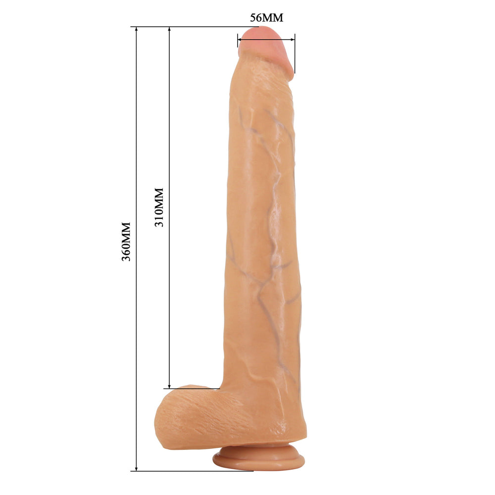 Pretty Love – Ansel – Super Huge Dildo 36 cm – Nude