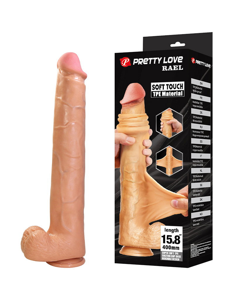 Pretty Love - Rael - Super Huge Dildo 40cm - Nude