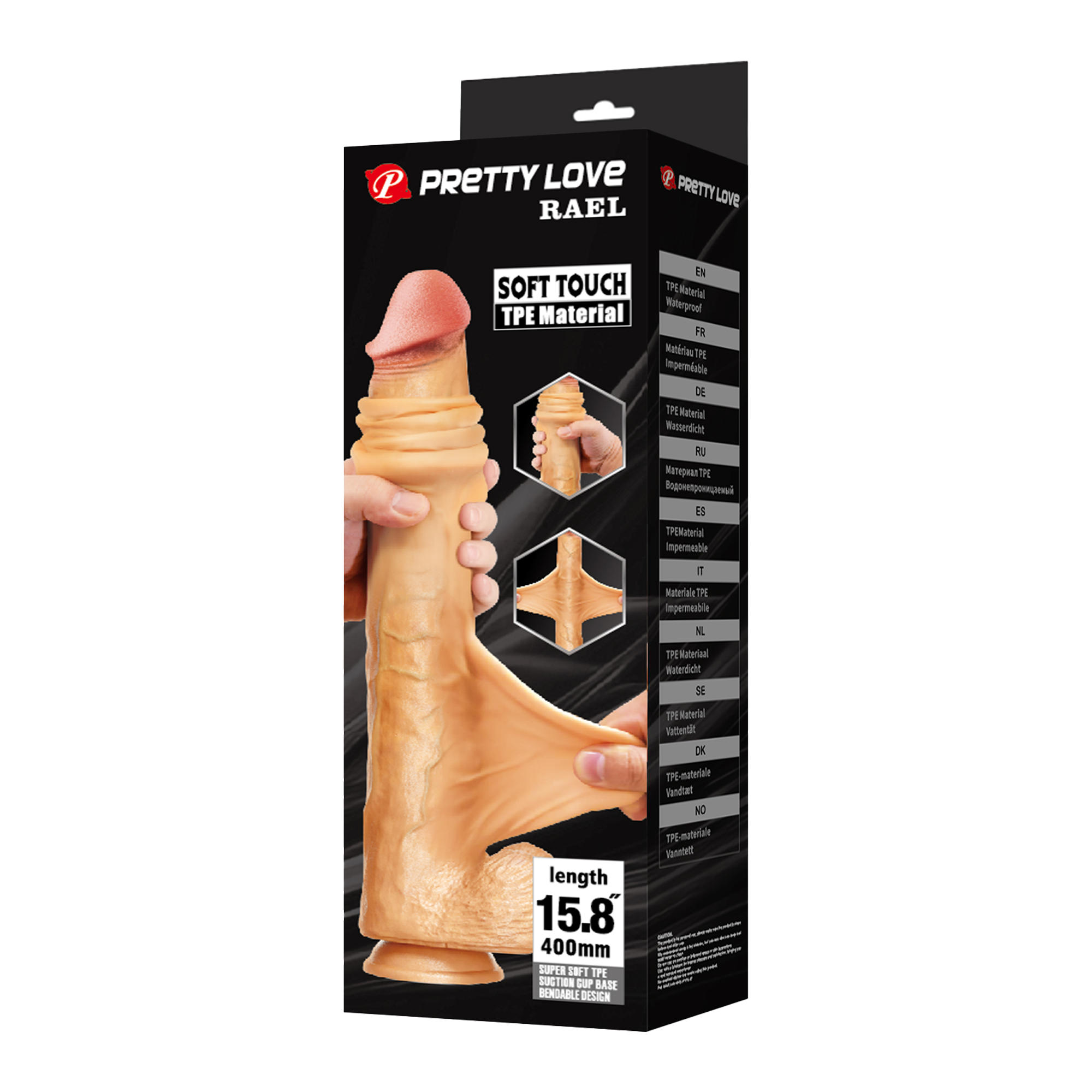 Pretty Love - Rael - Super Huge Dildo 40cm - Nude