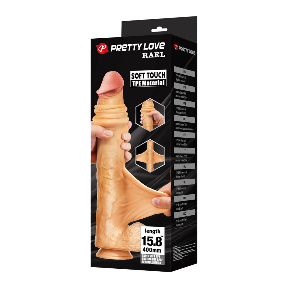 Pretty Love - Rael - Super Huge Dildo 40cm - Nude