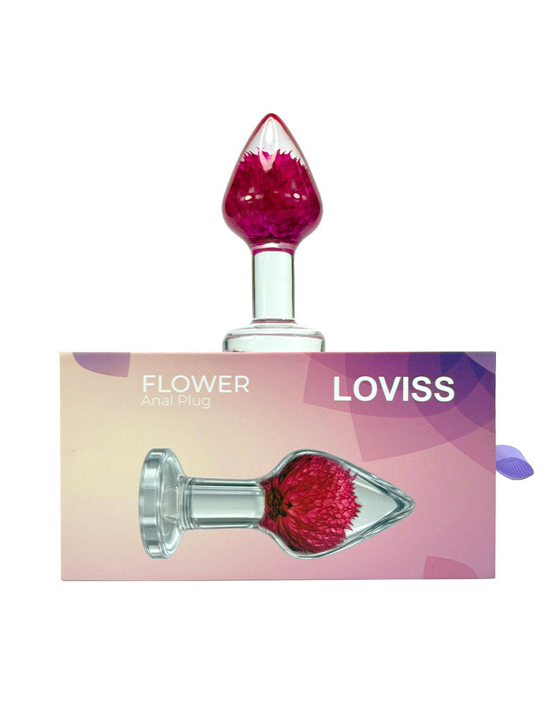 LOVISS – Gomphrena Globosa – Gartenblumen-Analplug – Transparent
