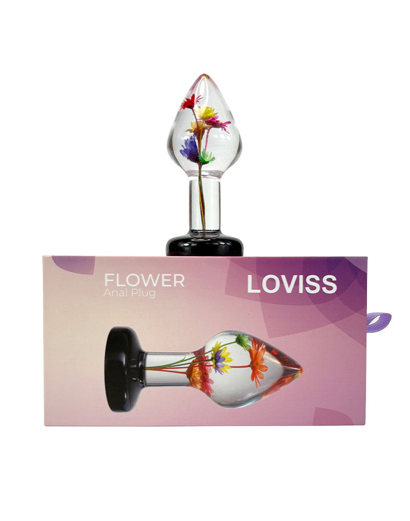 LOVISS – Helichrysum – Gartenblumen-Analplug – Transparent
