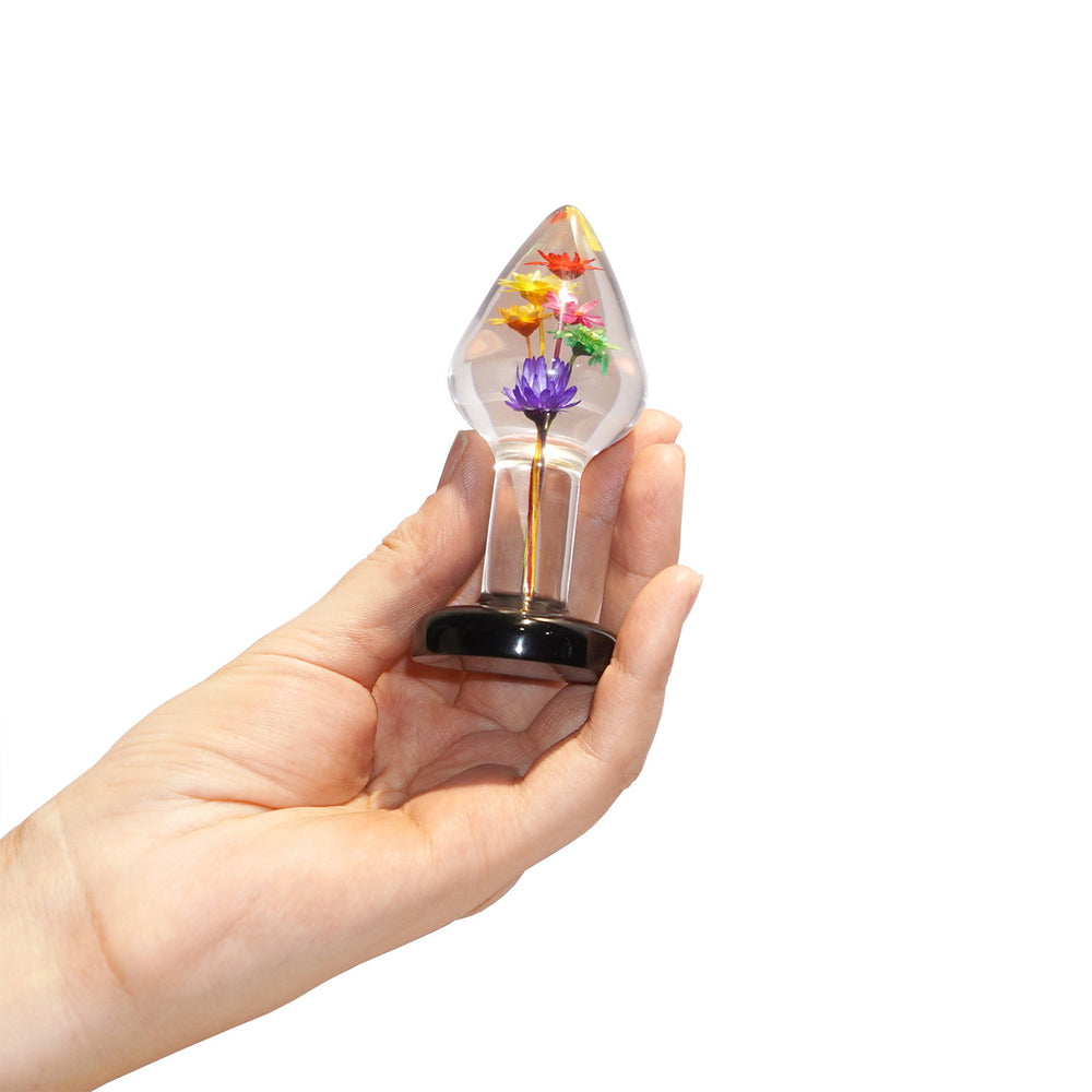 LOVISS – Helichrysum – Gartenblumen-Analplug – Transparent