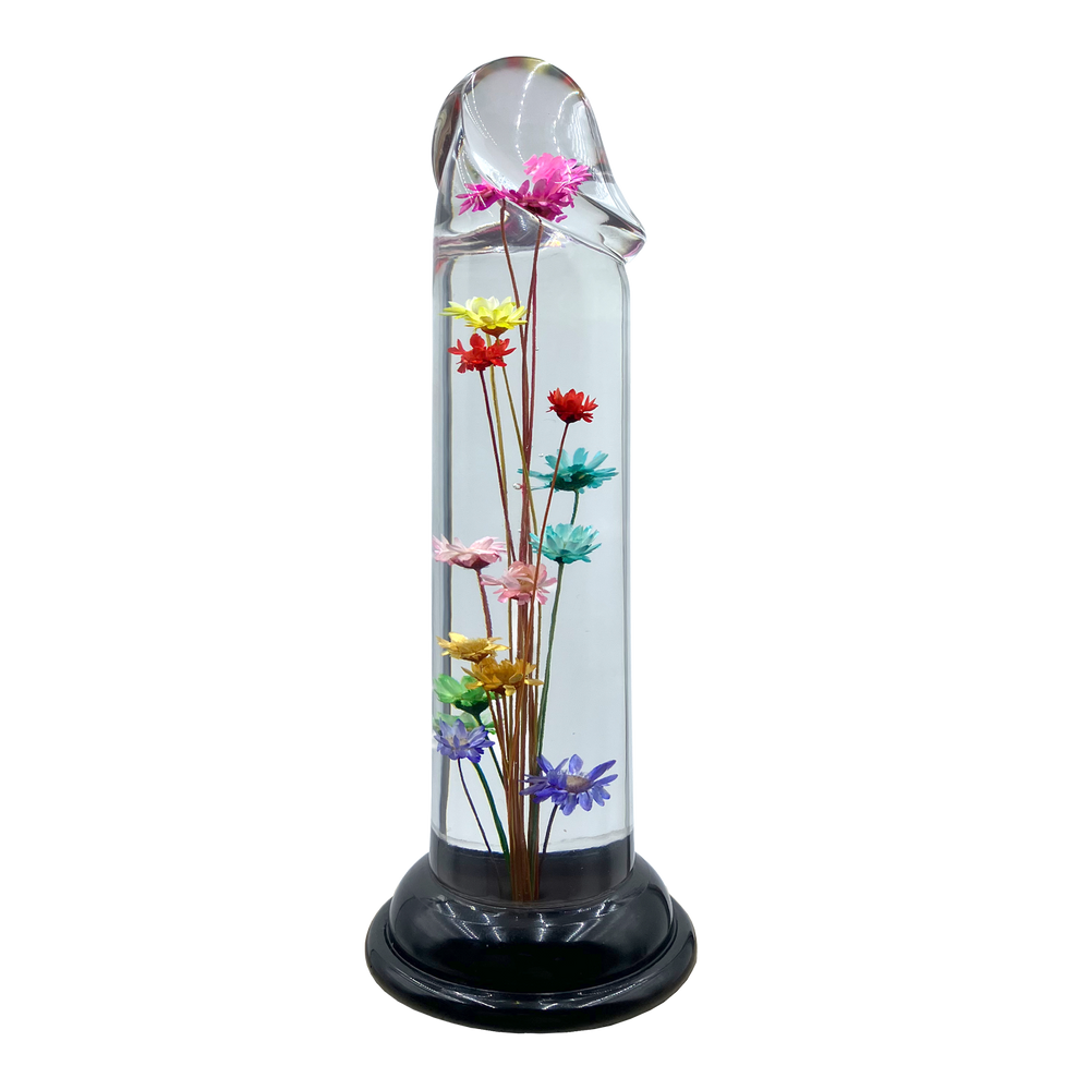 LOVISS – Helichrysum – Garden Flower Dildo Smooth – Transparent