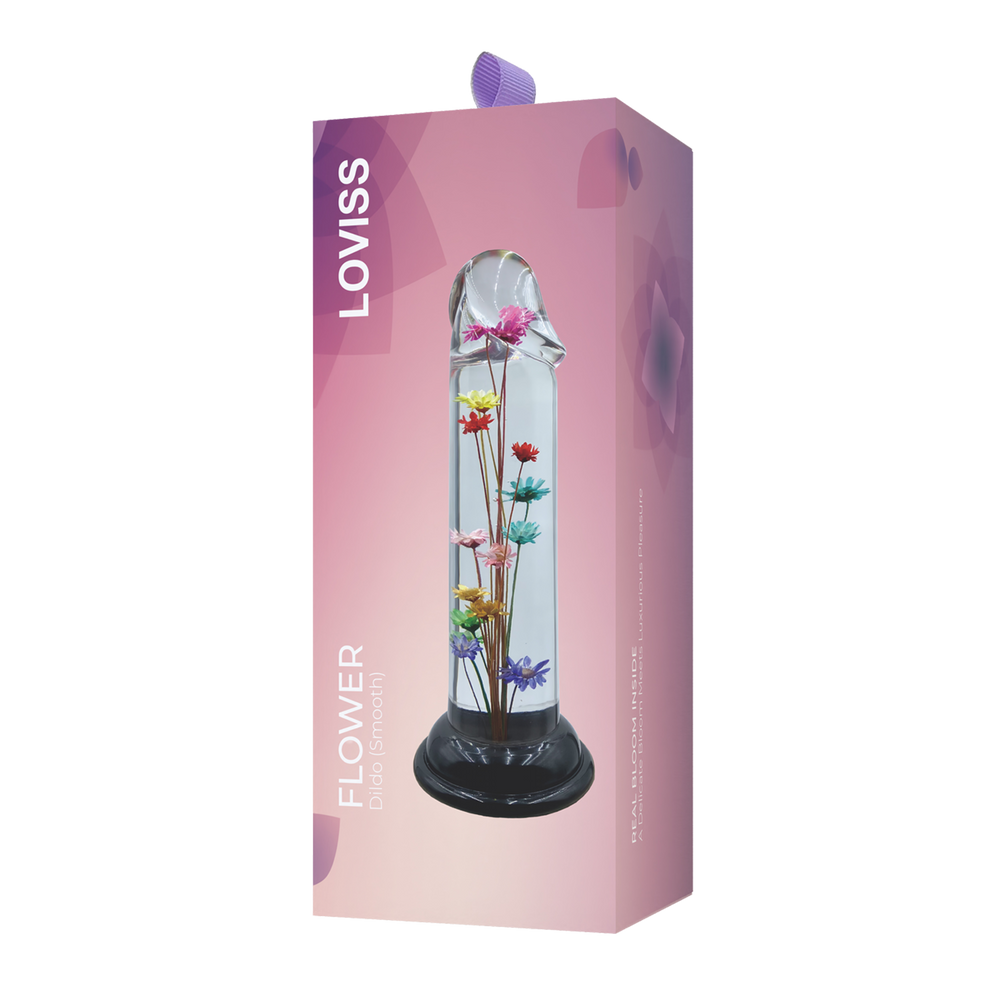 LOVISS – Helichrysum – Garden Flower Dildo Smooth – Transparent