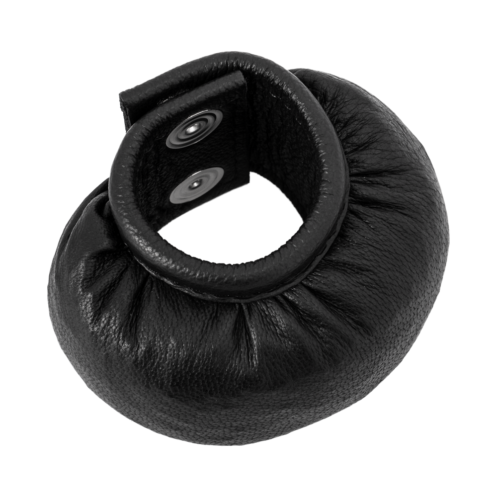 4: Rimba - Lederen Hodensackstretcher. Gewicht 650 Gram.