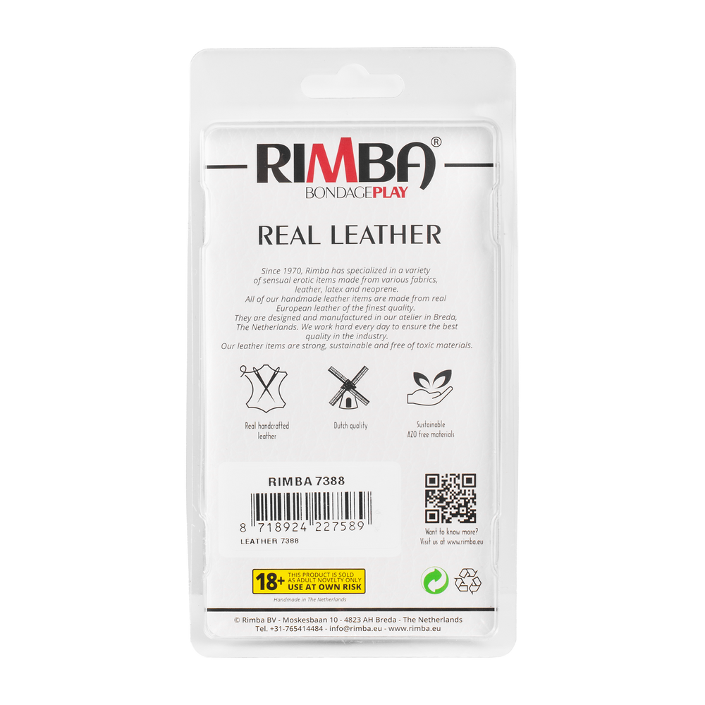 6: Rimba - Lederen Cockring. Gewicht +/-130 Gram.