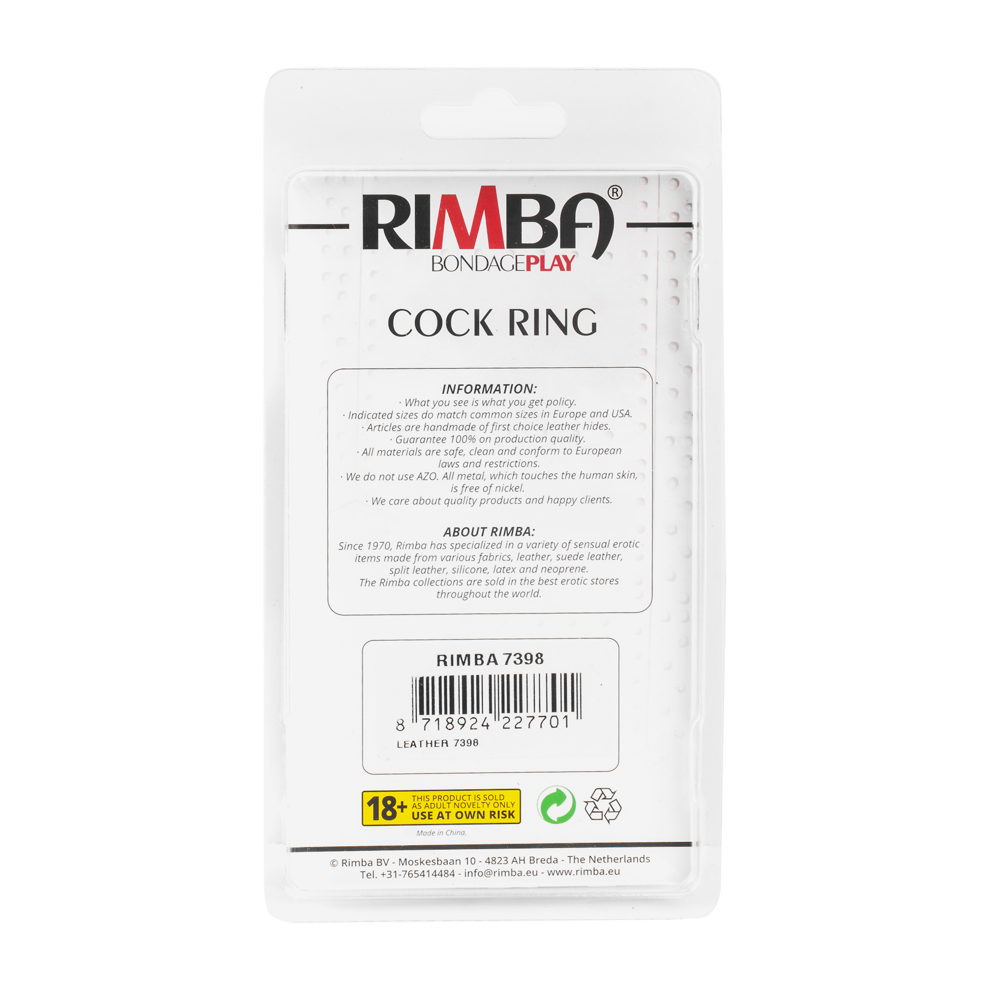 6: Rimba - Penisband verziert mit Nieten