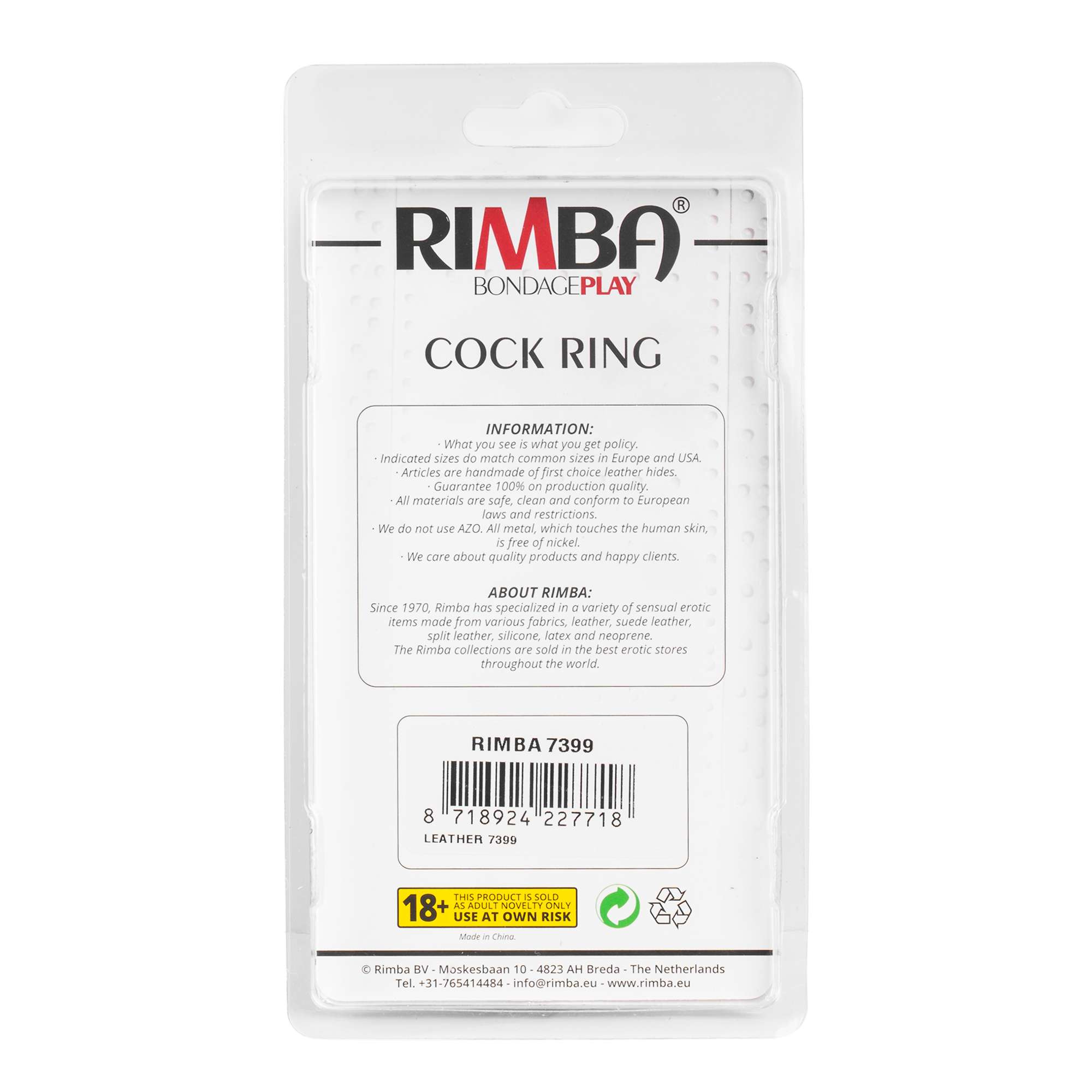 4: Rimba - Penisband verziert mit Nieten