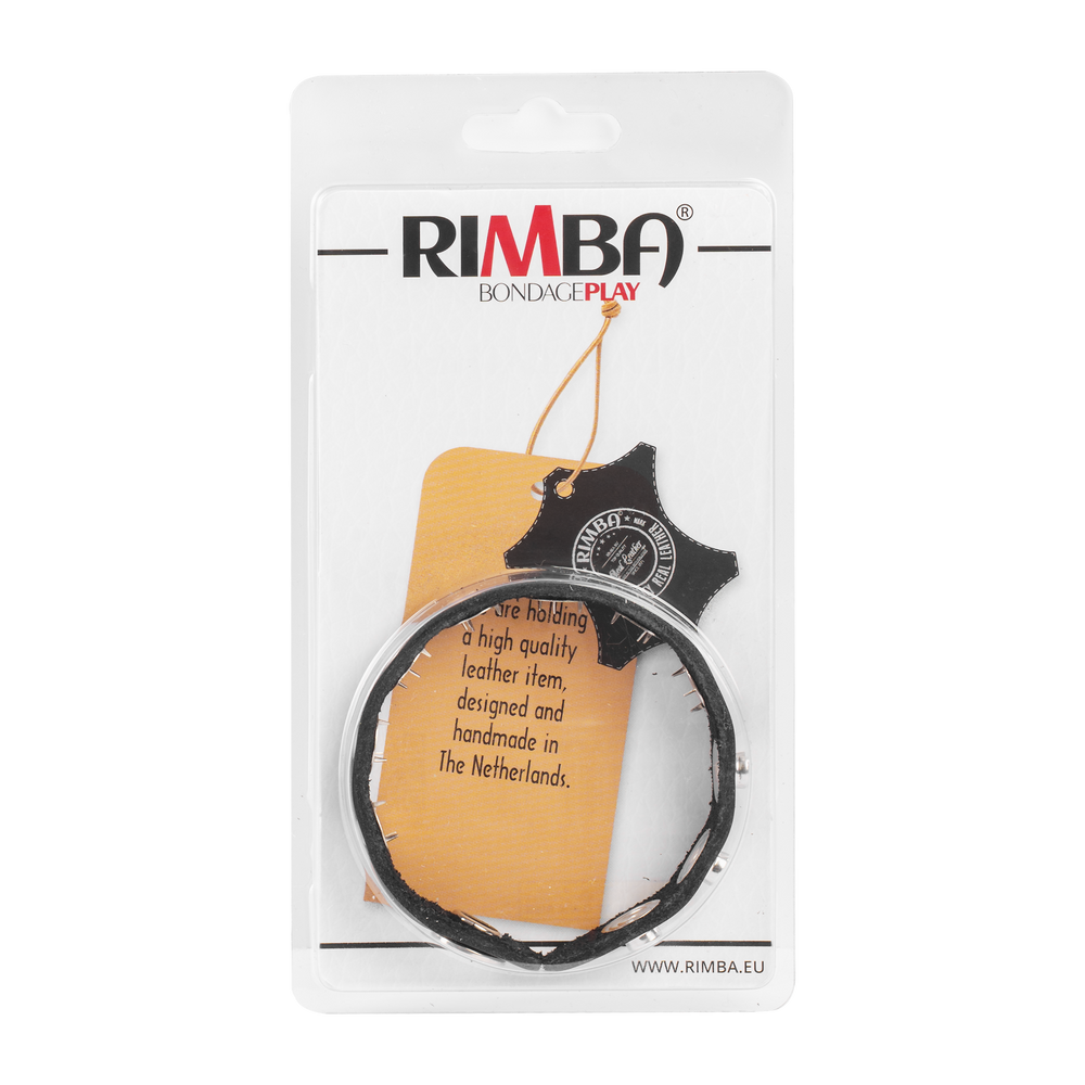 Rimba - Penisband verziert mit Nieten und Innendornen