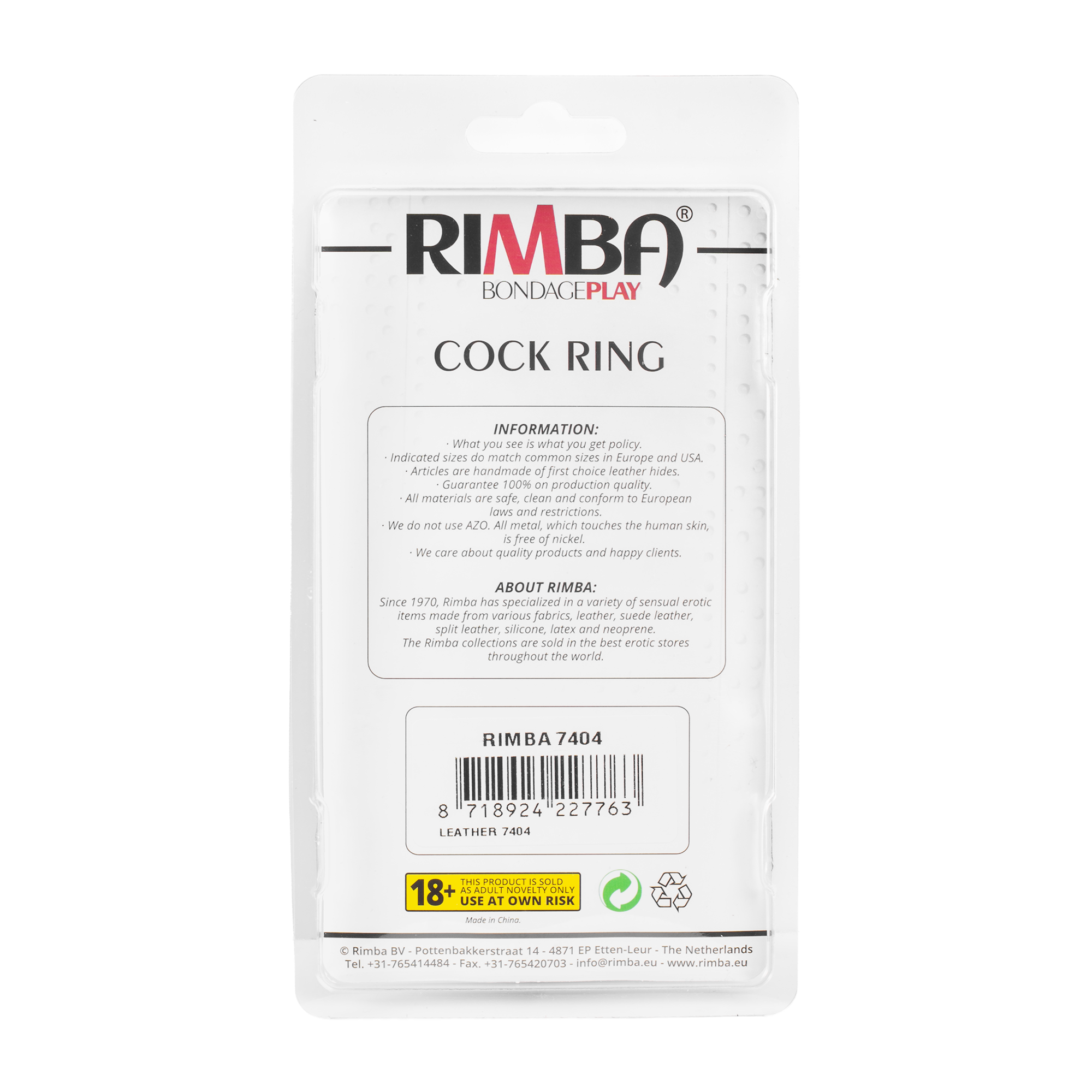 6: Rimba - Luxus-Penisriemen