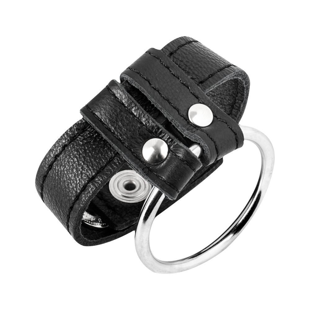Rimba - Penisartikel mit metalen Ring und Drückknöpfen