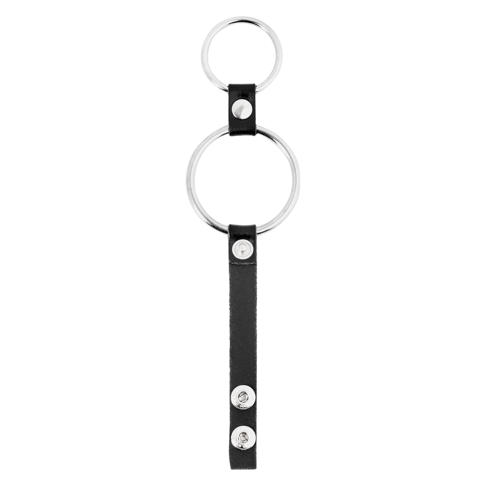 4: Rimba - Penisartikel mit Metal Ringen (Ø 35 + 50 mm) und Hodensackteiler