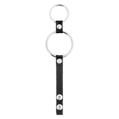 Rimba - Penisartikel mit Metal Ringen (Ø 35 + 50 mm) und Hodensackteiler
