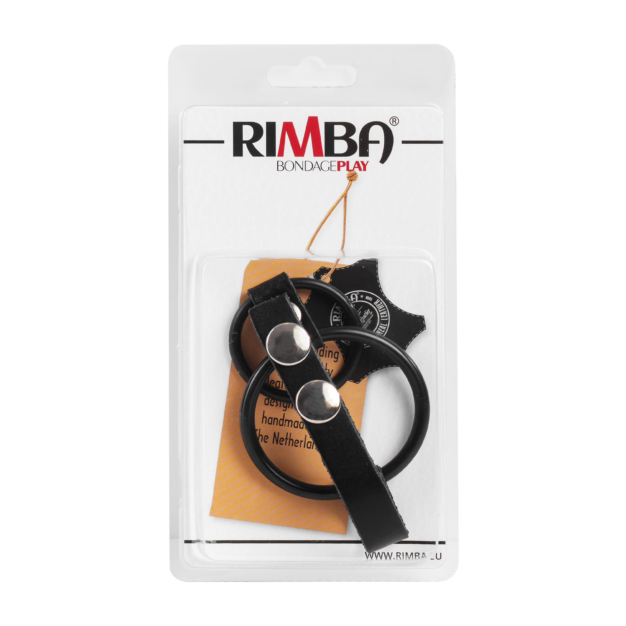 Rimba - Penisartikel mit Gummi Ringen (Ø 35 + 50 mm) und Hodensackteiler