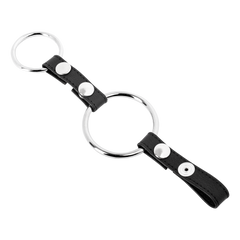 Rimba - Penisartikel mit Metal Ringen und Hodensackteiler