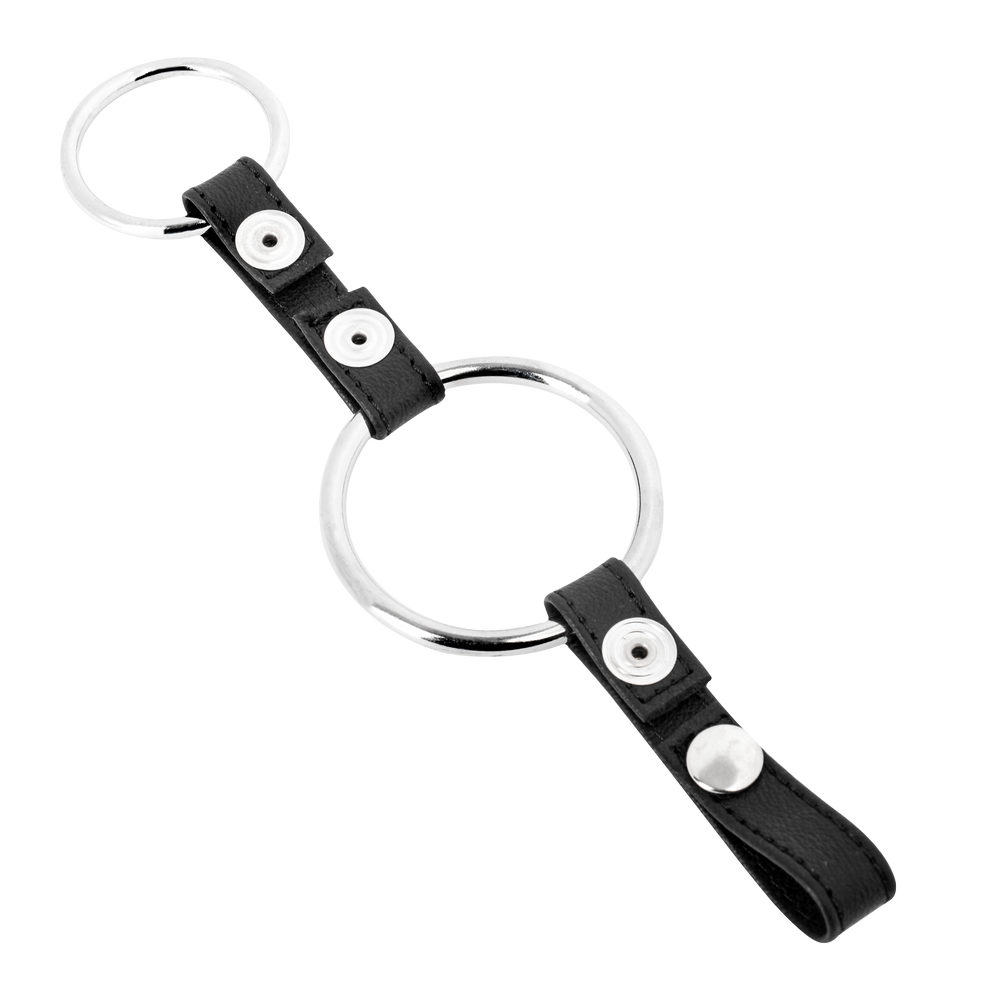 4: Rimba - Penisartikel mit Metal Ringen und Hodensackteiler