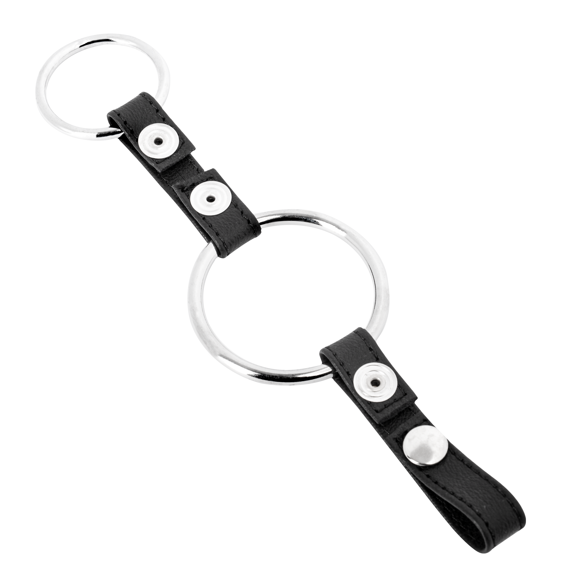 Rimba - Penisartikel mit Metal Ringen und Hodensackteiler