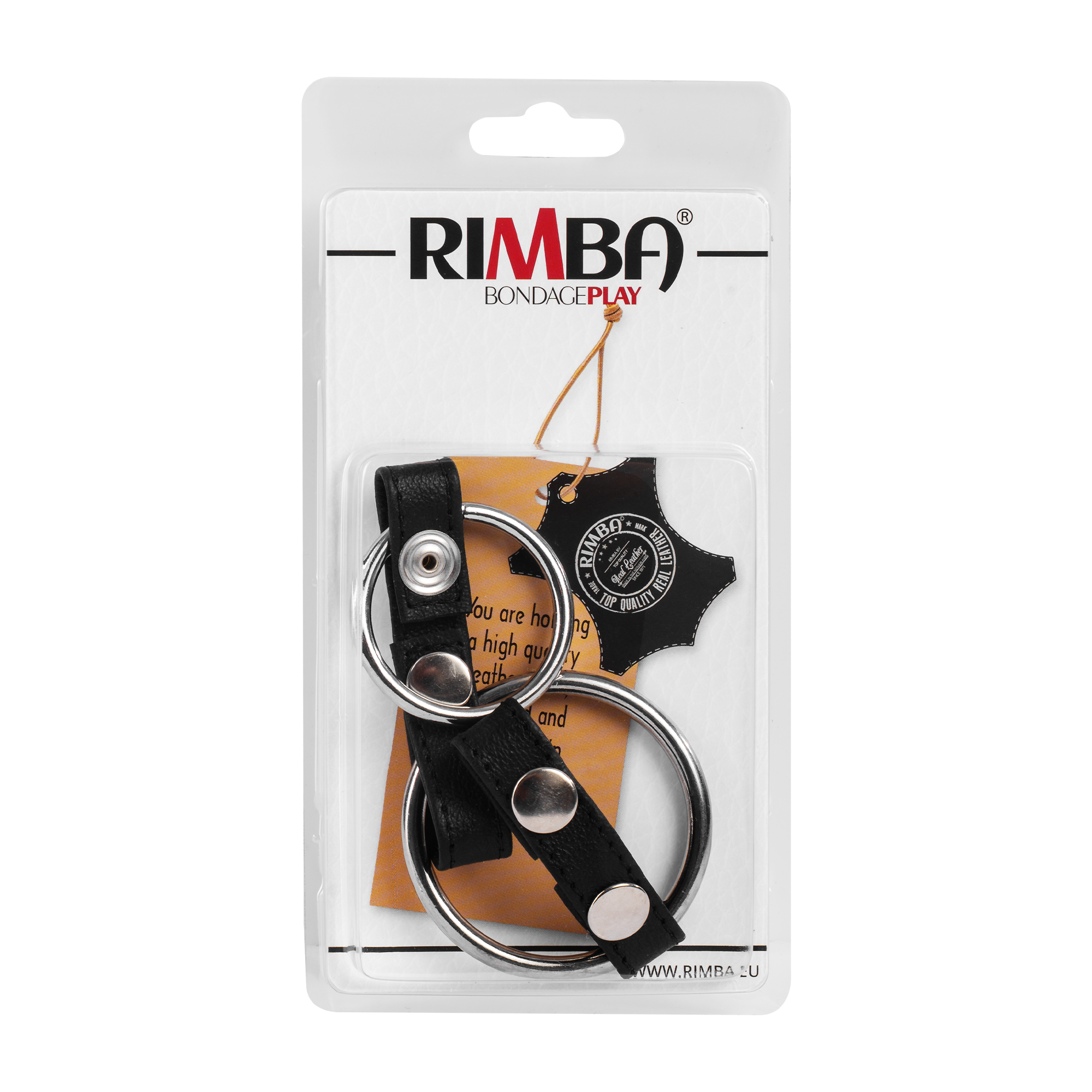 Rimba - Penisartikel mit Metal Ringen und Hodensackteiler