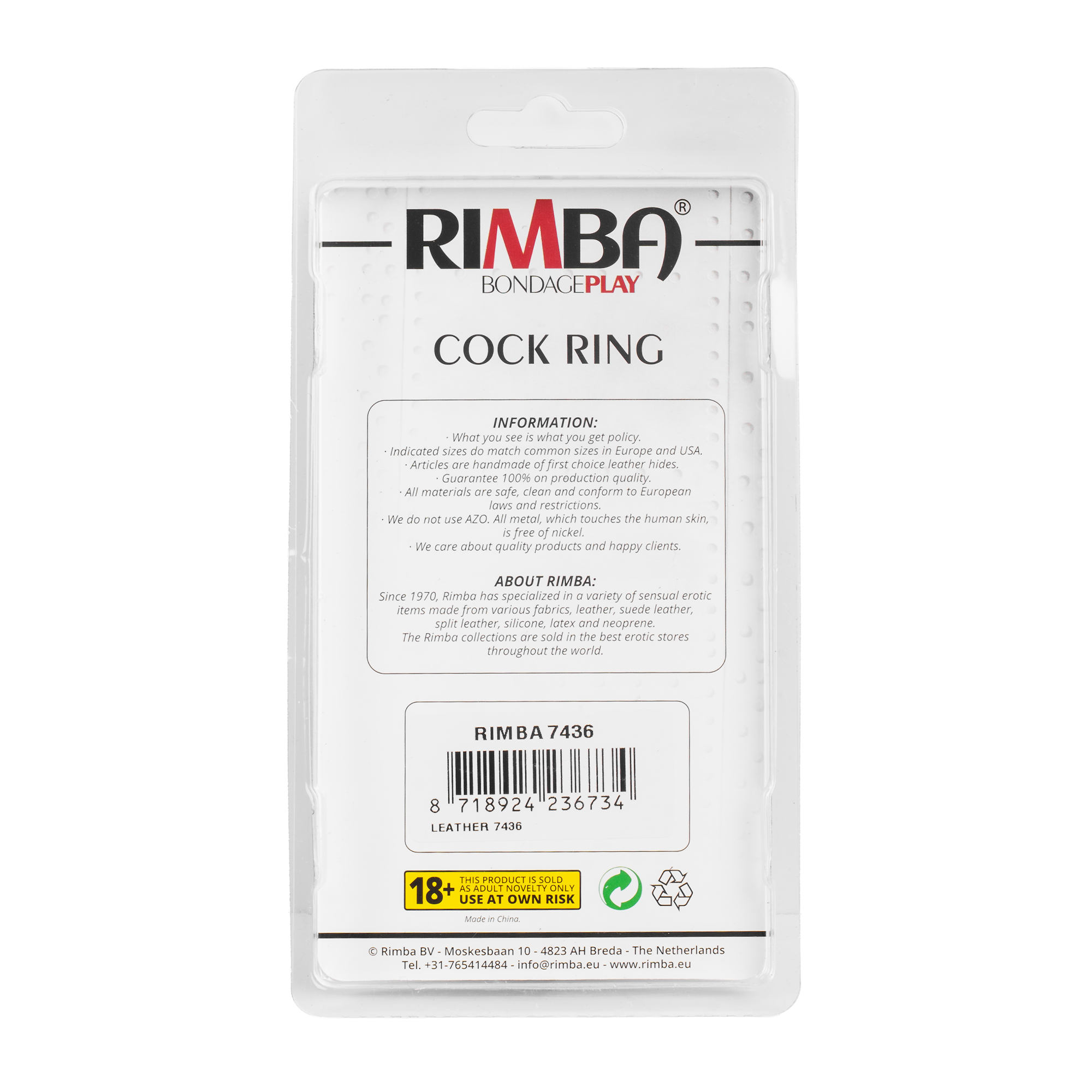 7: Rimba - Leder Penis Ring
