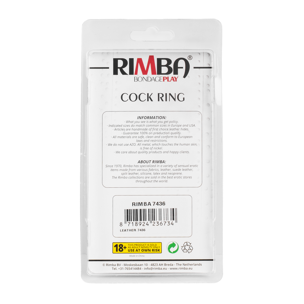 7: Rimba - Leder Penis Ring