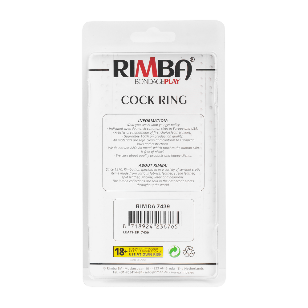 8: Rimba - Leder Penisring