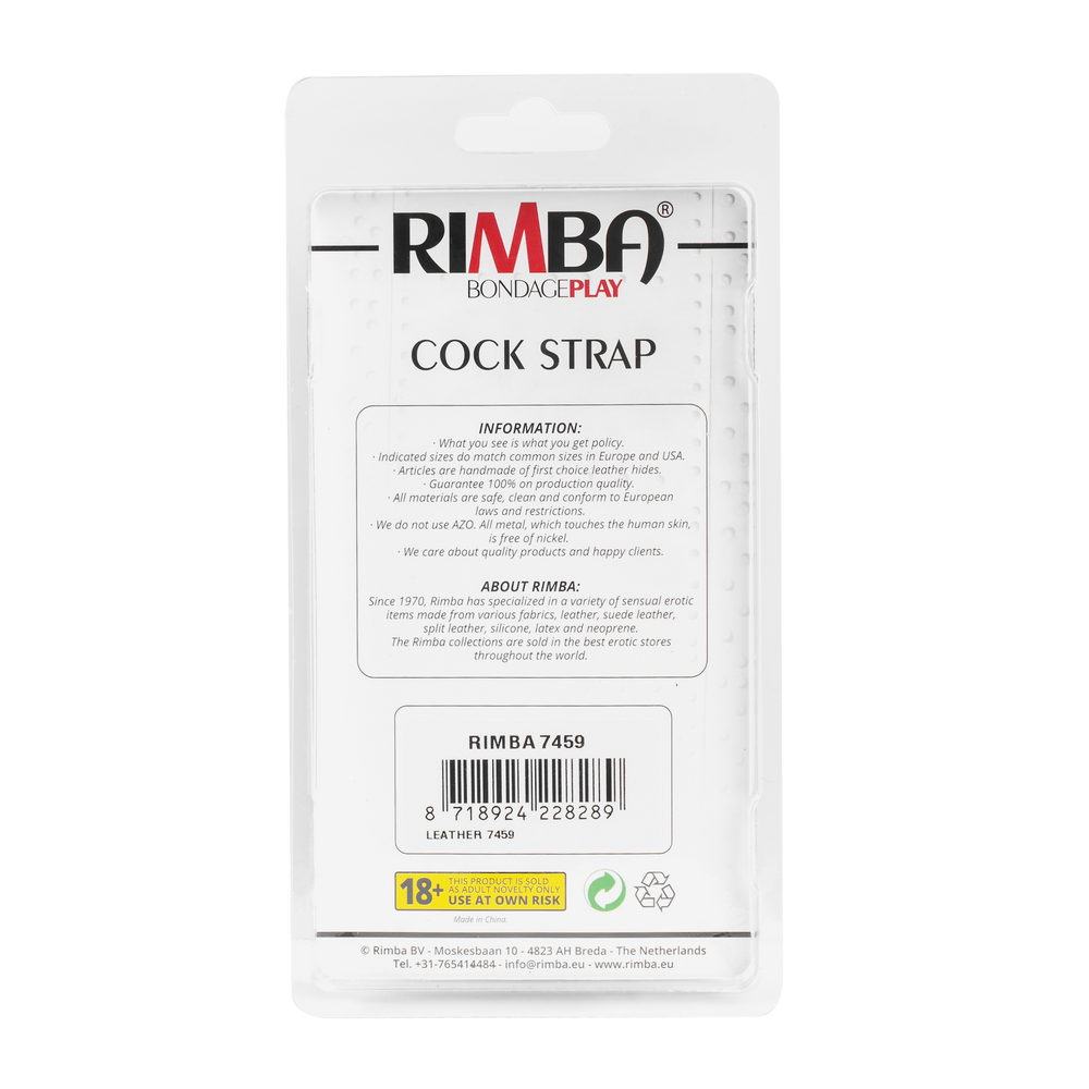 6: Rimba - Penis / Hodensack Teiler mit Drückknöpfen ohne Gewichten