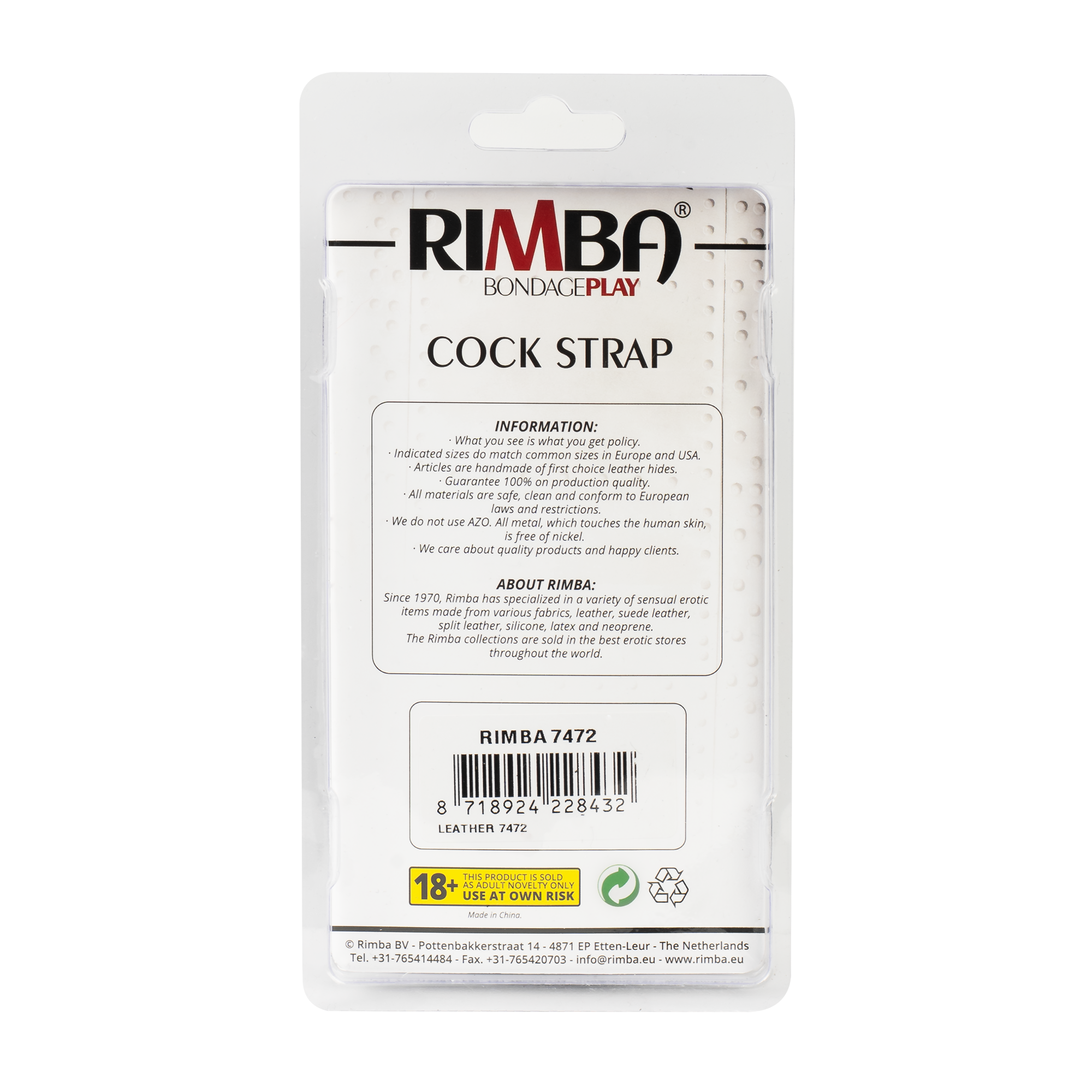 Rimba - Luxuriöse Penismanchette
