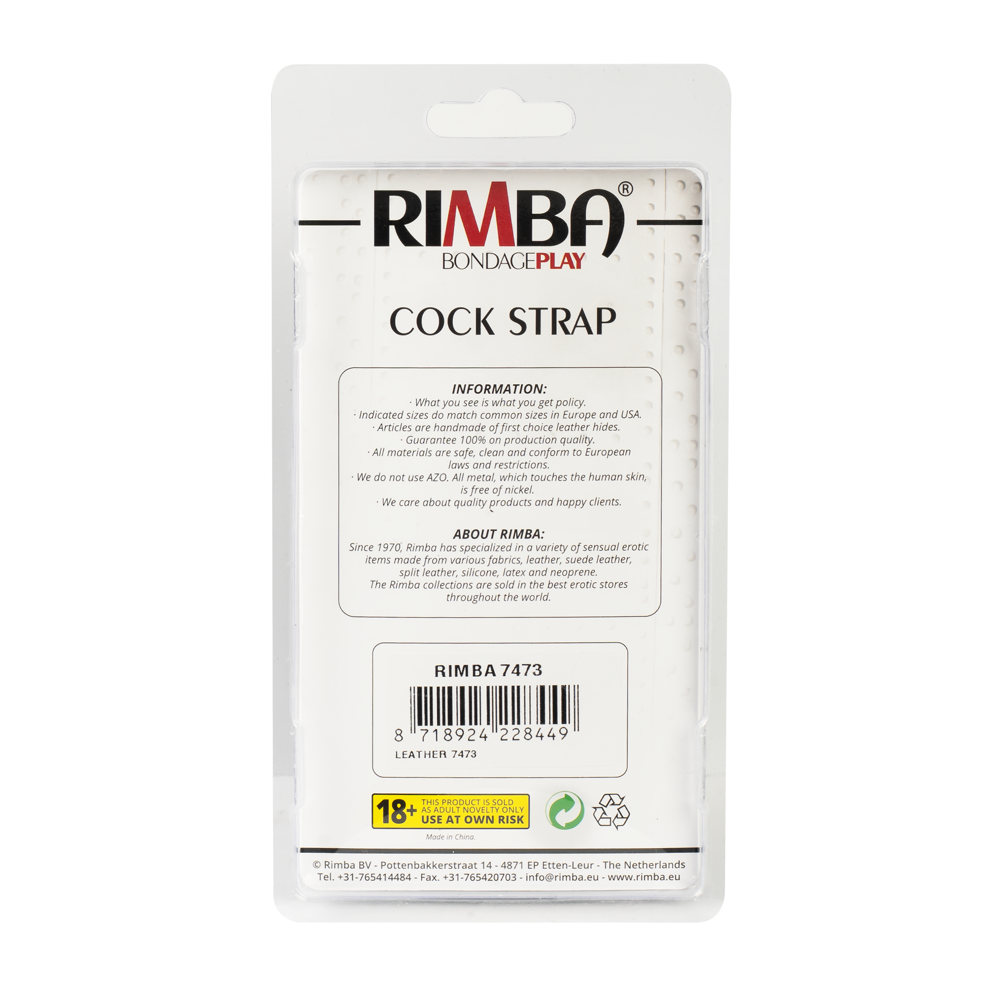 7: Rimba - Hodensackfallschirm (ohne gewichten)