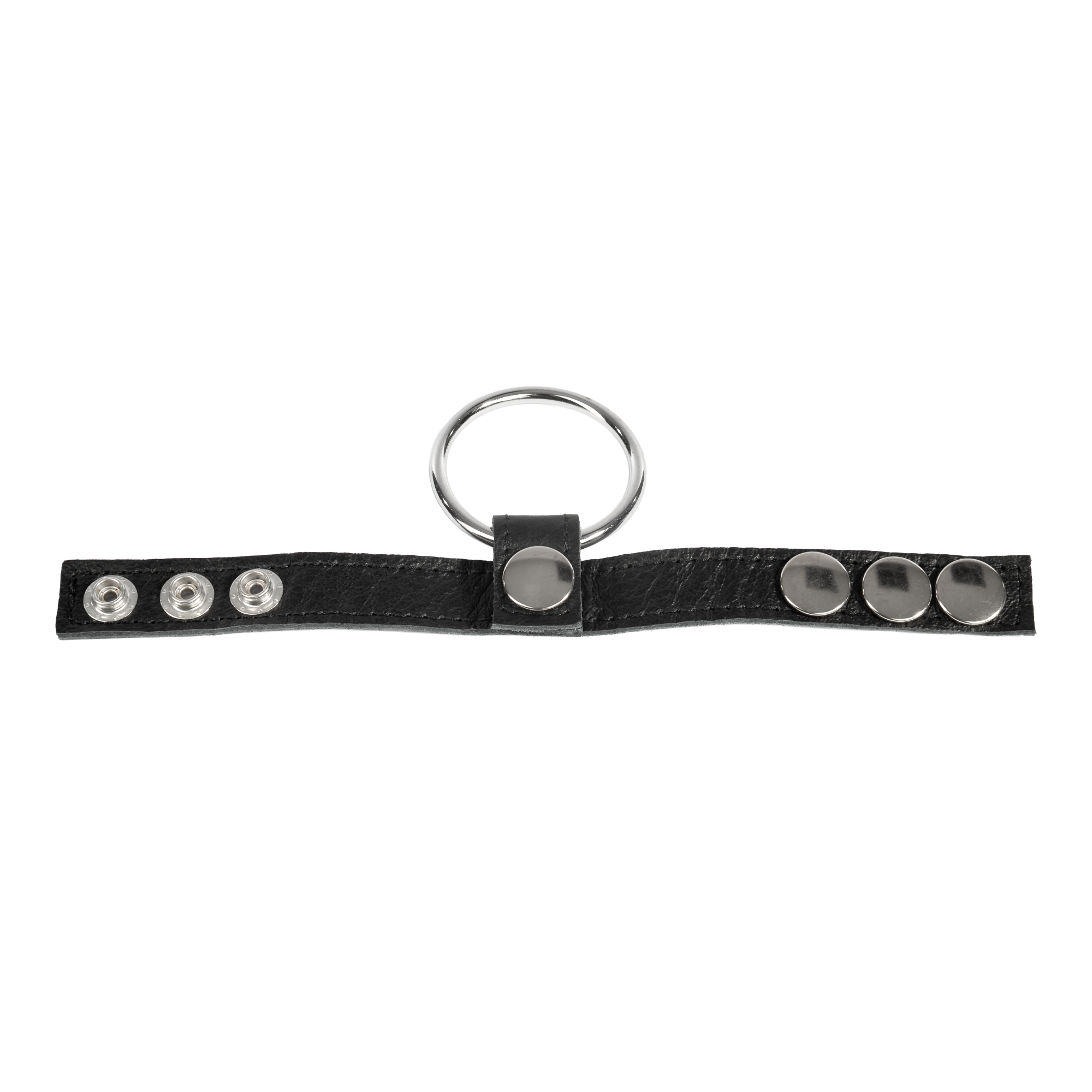 Rimba - Nappaleder Cockring mit auswechselbaren Metalring von 40 mm