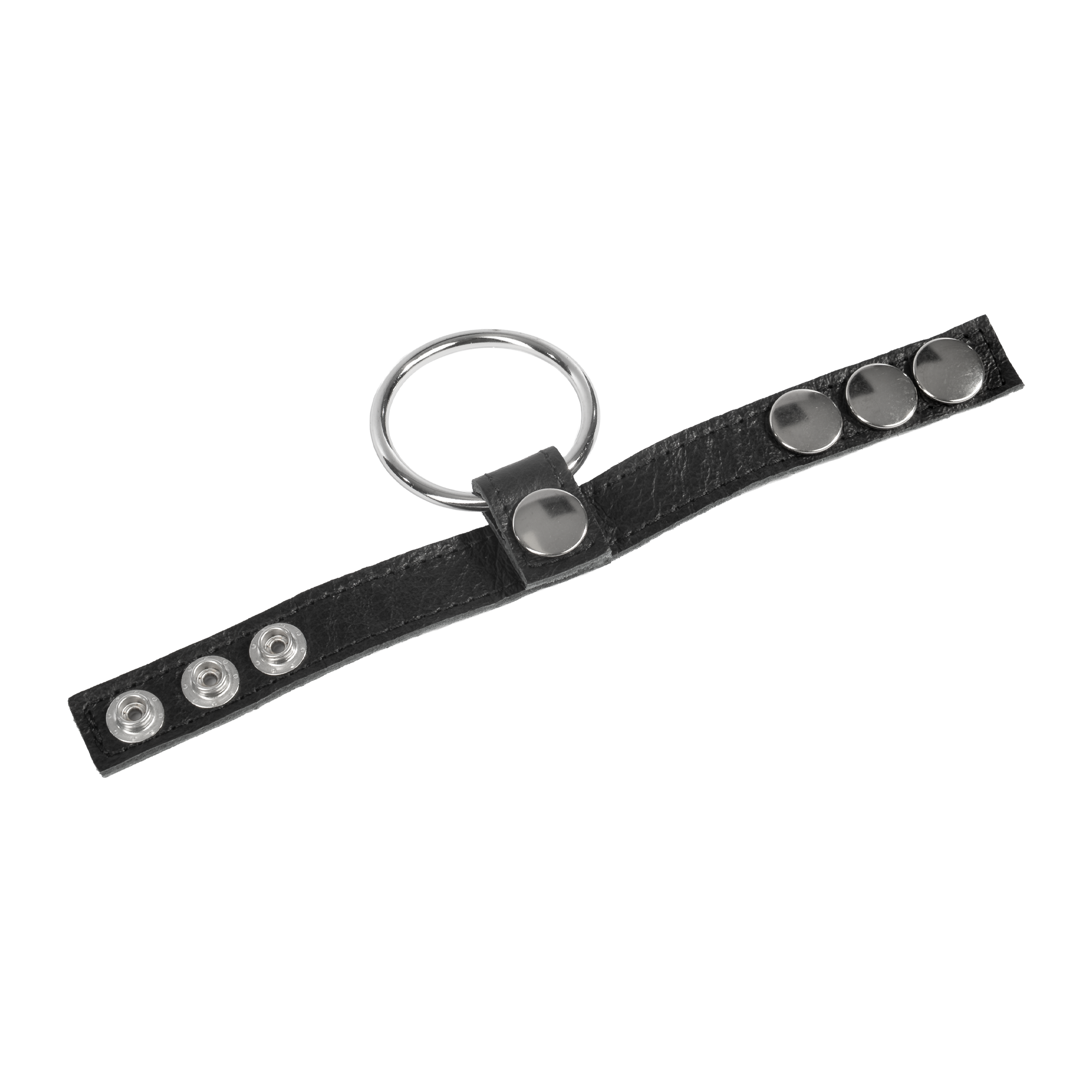 Rimba - Nappaleder Cockring mit auswechselbaren Metalring von 40 mm