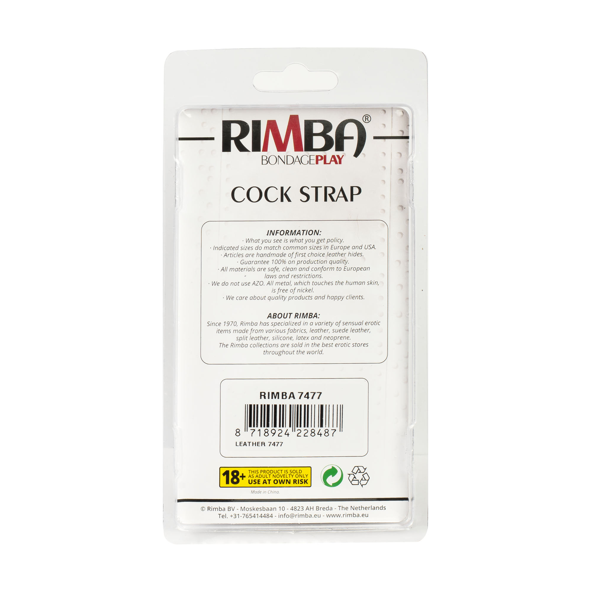 9: Rimba - Hodensackfallschirm mit Ihnendornen (ohne gewichten) (LUXE)