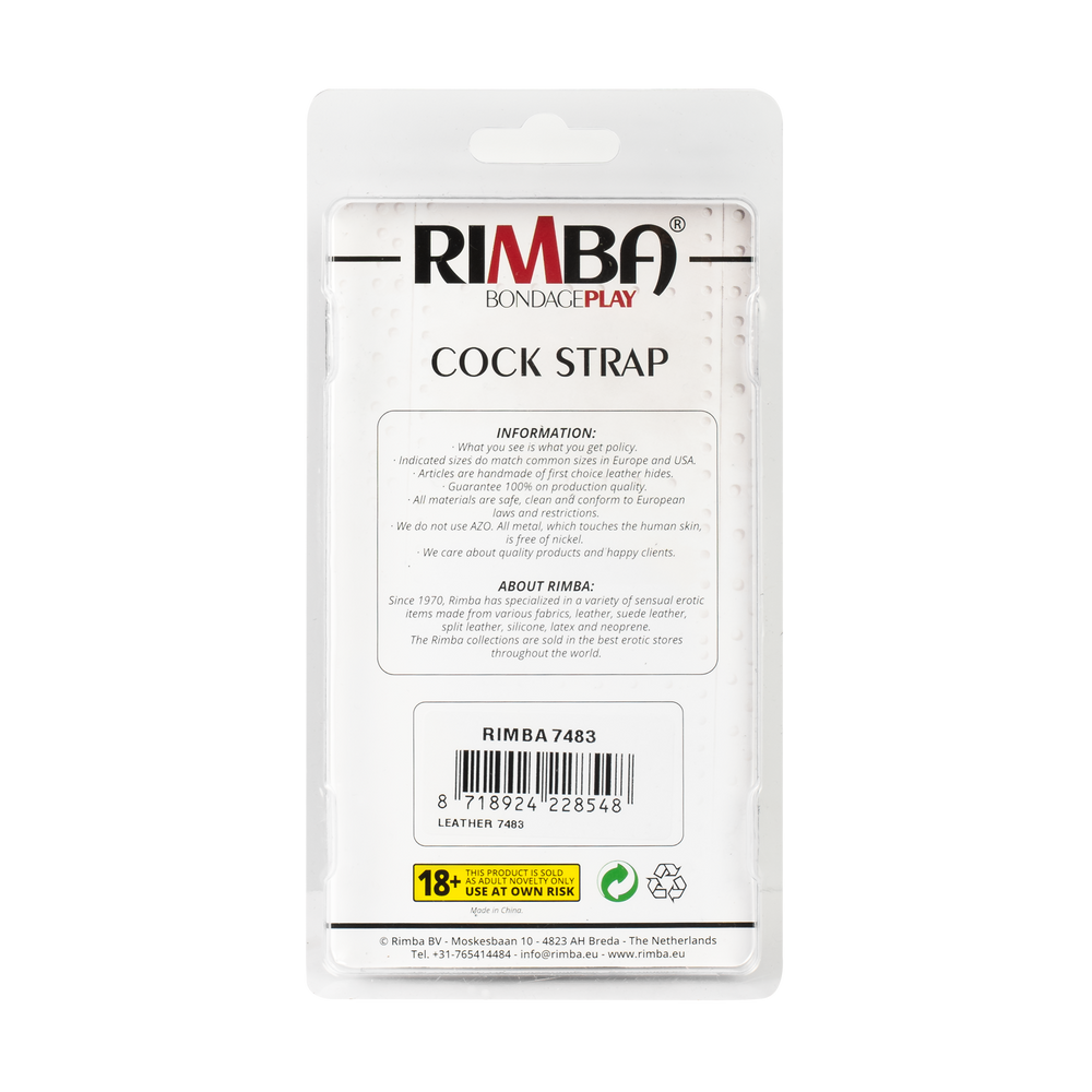 6: Rimba - Luxuriöser Penisriemen mit Drückknöpfen