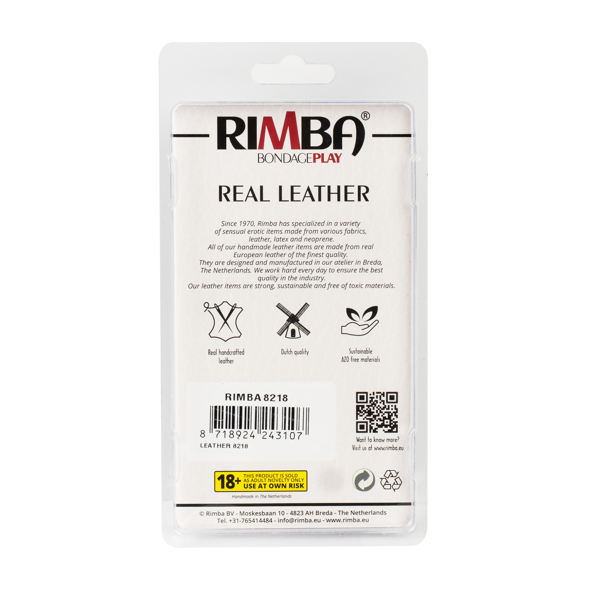Rimba Bondage Play – Dreifacher Penisring aus Gummi – Schwarz