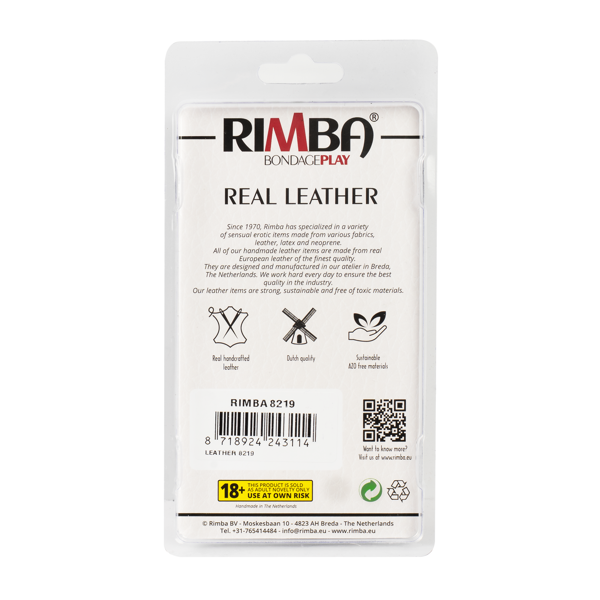 6: Rimba Bondage Play – Dreifacher Cockring aus Metall – Schwarz