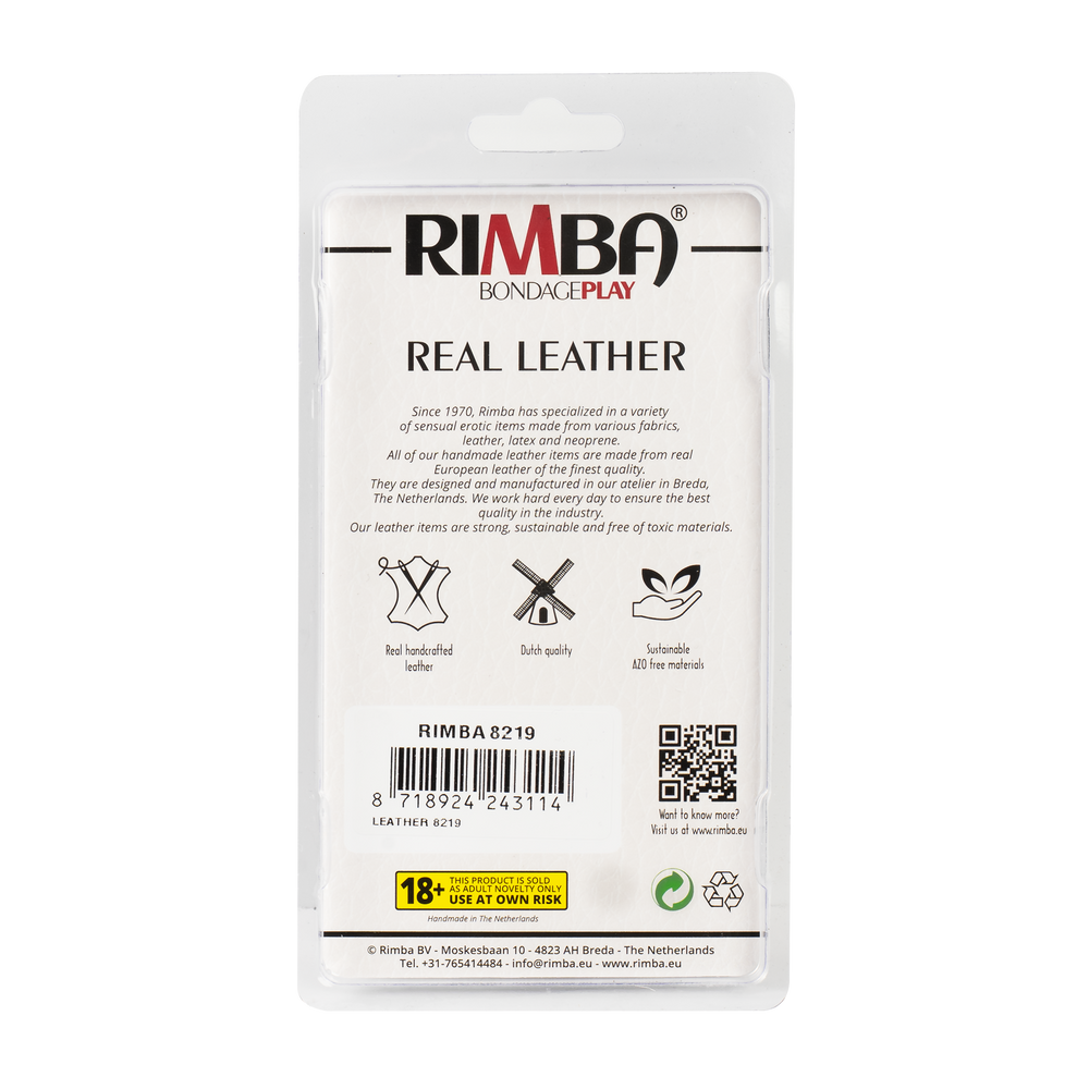 6: Rimba Bondage Play – Dreifacher Cockring aus Metall – Schwarz