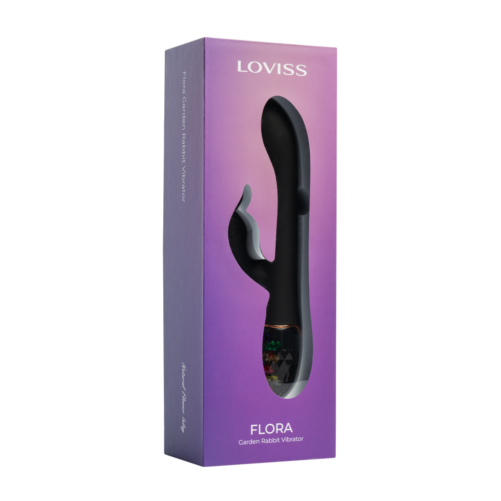 LOVISS – Flora – Garden Rabbit Vibrator – Schwarz