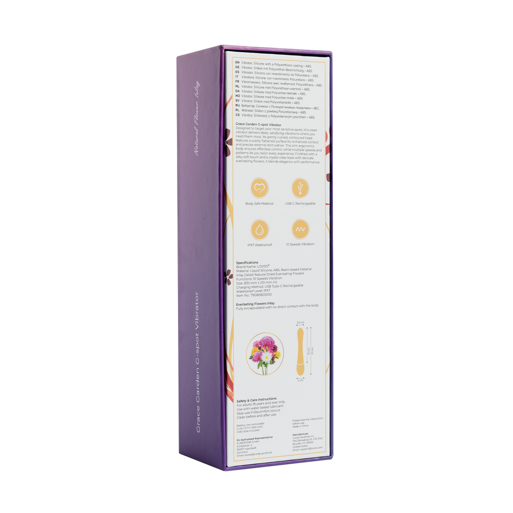 LOVISS – Grace – Garden G-Punkt-Vibrator – Schwarz