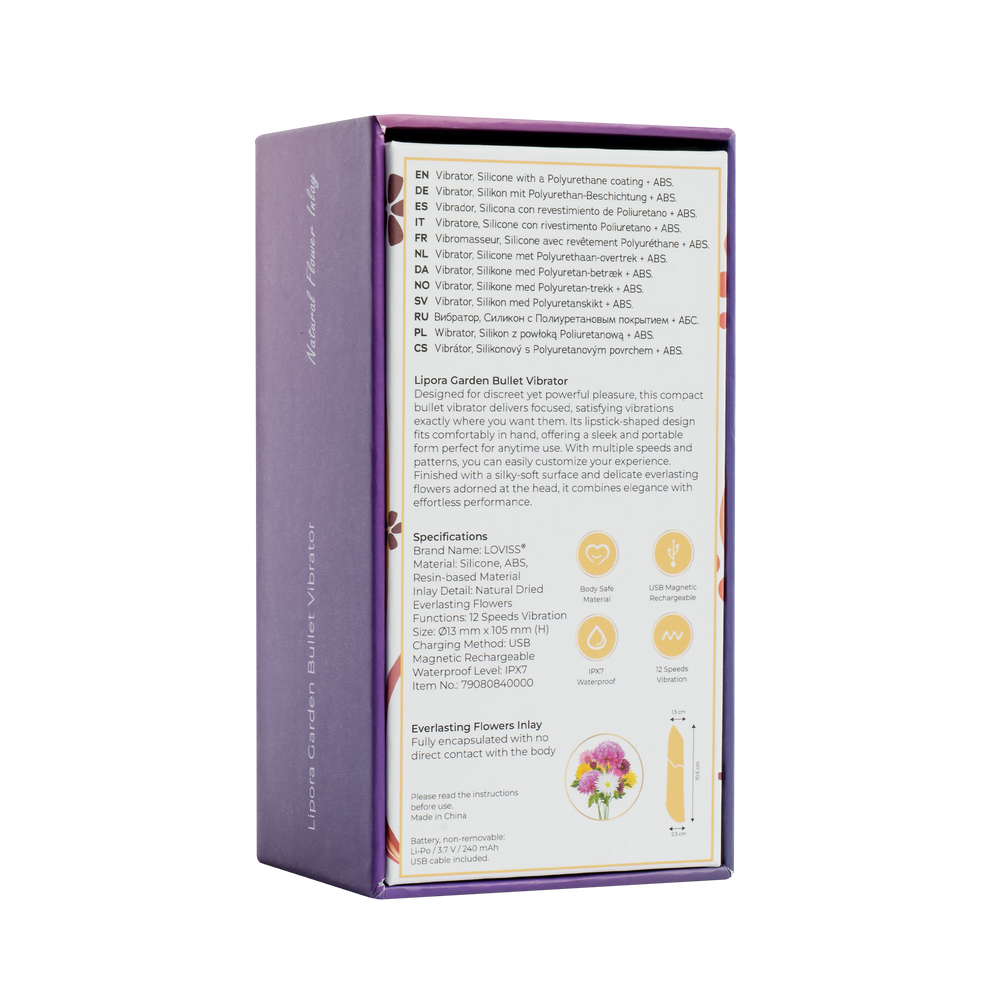 LOVISS – Lipora – Garden Bullet Vibrator – Lila