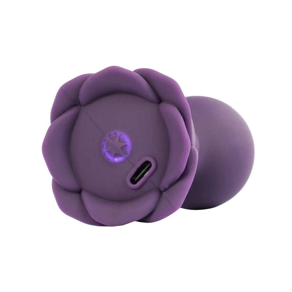 LOVISS – Posy – Garten-Analplug mit Fernbedienung – Lila