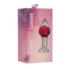 LOVISS – Gomphrena Globosa – Gartenblumen-Analplug – Transparent